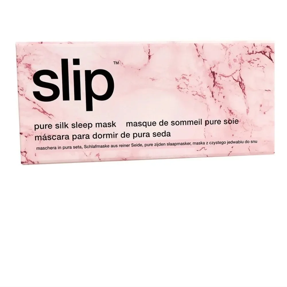 Slip Silk Sleep Mask, Pink Marble (One Size) - 100% Pure Mulberry…
